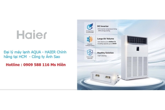 Máy lạnh tủ đứng công nghiệp 10HP Haier - Ánh Sao cung cấp lắp đặt giá rẻ