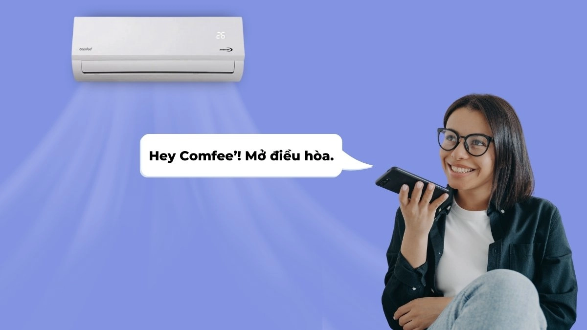 máy lạnh comfee inverter 1 hp cfs-10vaff-v