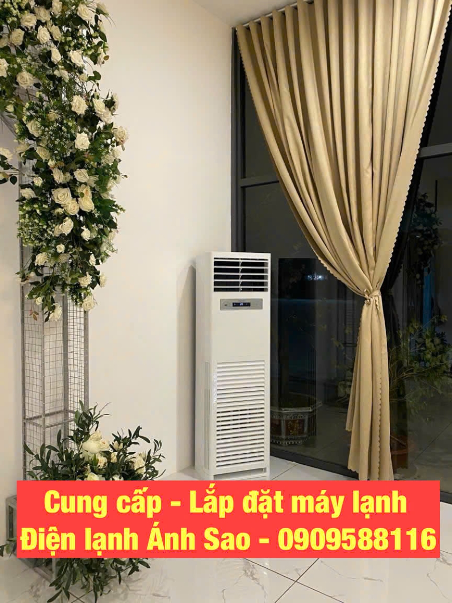 Lắp đặt máy lạnh tủ đứng Nagakawa cho văn phòng