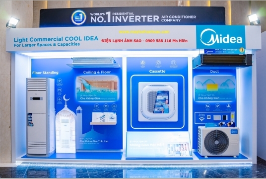 Giá máy lạnh âm trần Midea - Đơn vị bán và thi công trọn gói