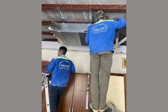 Lắp đặt máy lạnh giấu trần Daikin FBFC50 tại Hóc môn