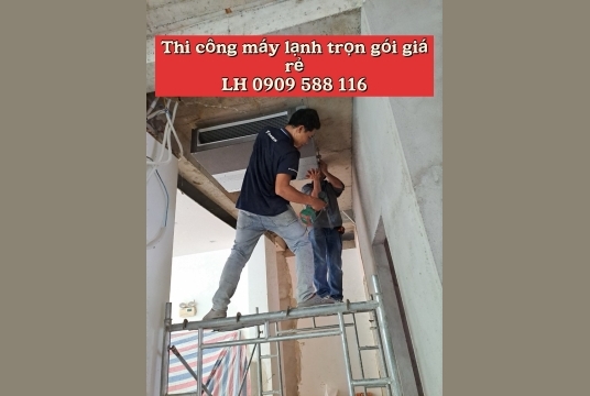 Lắp đặt trọn gói máy lạnh giấu trần ống gió Daikin FBFC50(2.0HP)