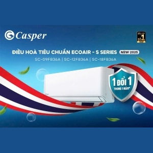 Máy lạnh treo tường Casper SC-09FB36A (1.0hp)