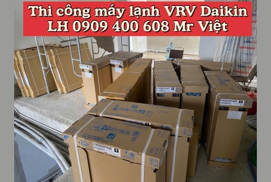 Thi công máy lạnh trung tâm Daikin VRV IV S uy tín chuyên nghiệp