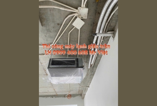 Khảo sát thi công máy lạnh giấu trần Daikin FBA100 tại quận 2