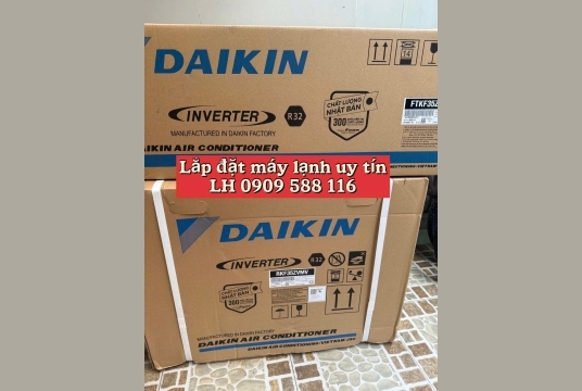 Dịch vụ lắp đặt máy lạnh Daikin FTKF35ZVMV uy tín tại HCM