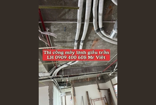Nhà thầu thi công máy lạnh giấu trần Daikin chuyên nghiệp tại TP.HCM