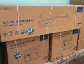 Thi công lắp đặt máy lạnh tủ đứng Midea - Văn phòng Công ty Xi Măng Long Sơn - Long An