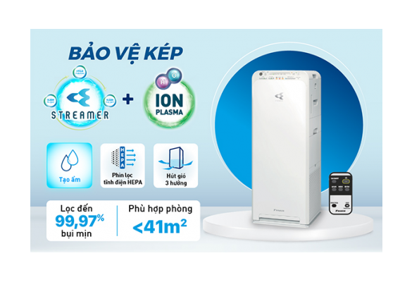 Máy lọc không khí tạo ẩm Daikin MCK55TVM6