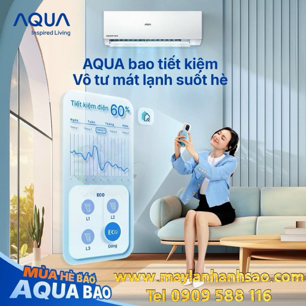 Máy Lạnh Aqua - Comfee - 2 Thương Hiệu Giá Rẻ Chất Lượng